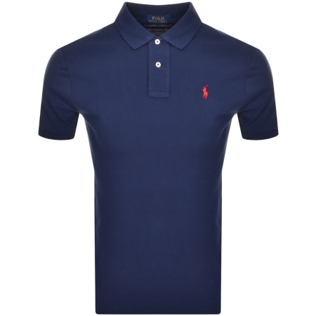 Ralph Lauren Slim Fit Polo T Shirt Navy | Mainline Menswear us